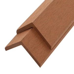 vidaXL Winkelleisten 5 Stk WPC 170 cm Hellbraun 45018
