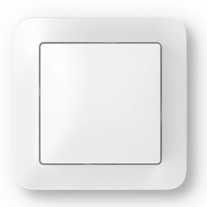 Weißer Bosch Smart Home Wandschalter für smarte Aktoren der Hausautomation.