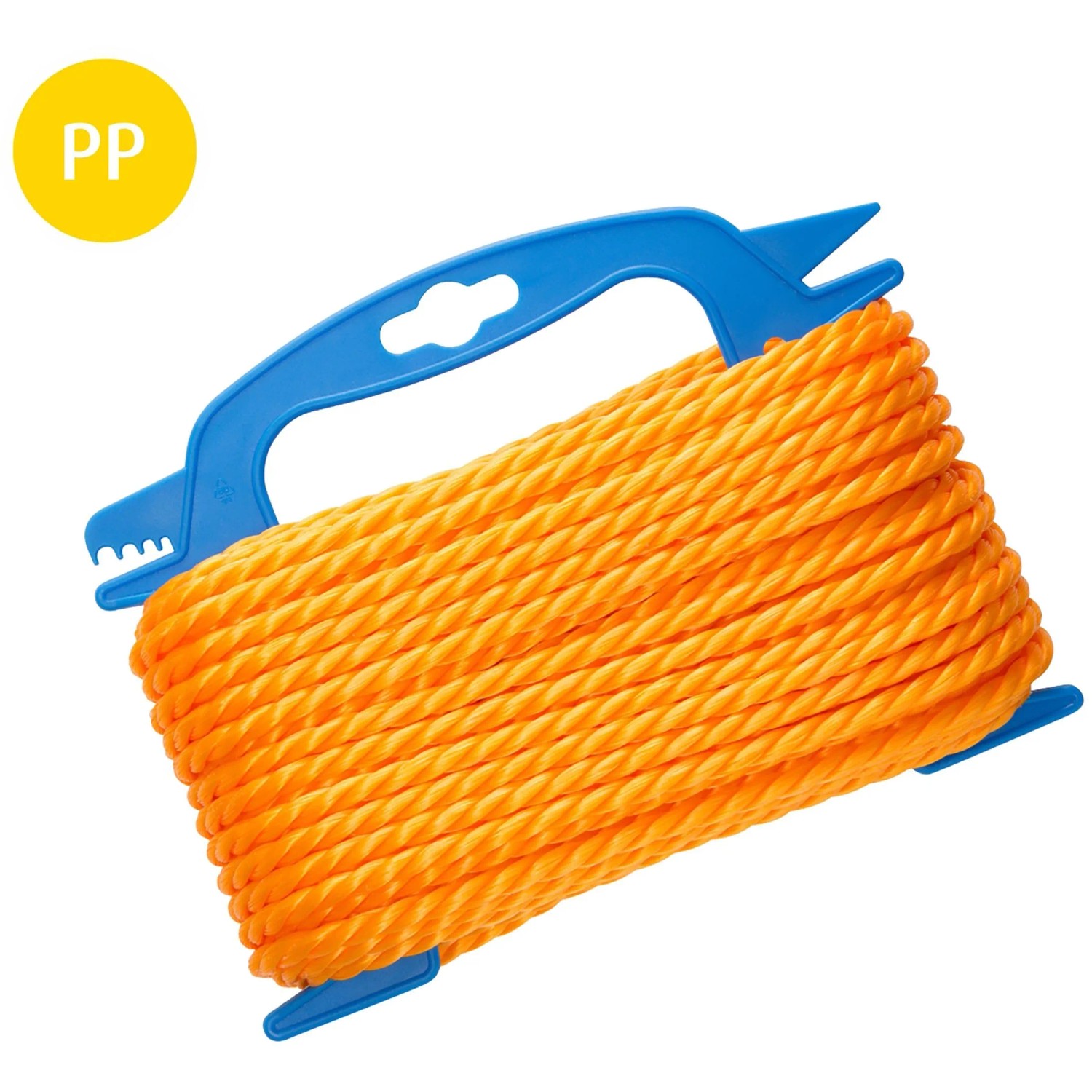 Conacord Seil Polypropylen Monofil Gedreht Ø 8 mm Länge 10 m Orange