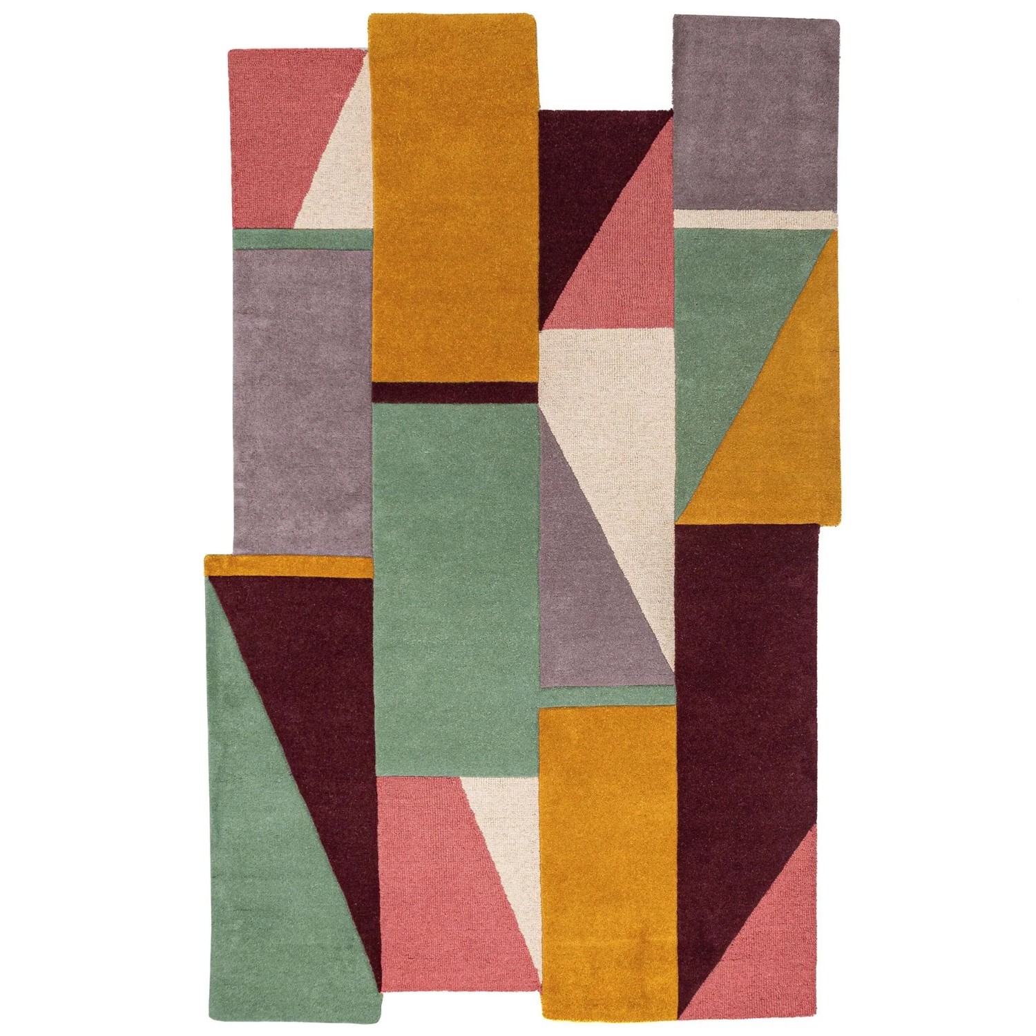 Flair Rugs Wollteppich Shuffle Shaped 200 cm x 290 cm Pastell