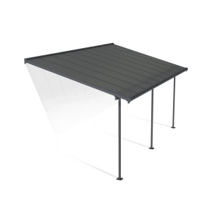 Canopia Terrassenüberdachung Capri, 546x300 cm, anthrazitgrau. Moderne Überdachung für Terrasse und Garten.