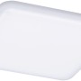 Eckiges, weißes Paulmann LED-Einbaupanel Veluna VariFit, 125x125 mm, 8,5 W, 3.000 K, für Einbaustrahler.