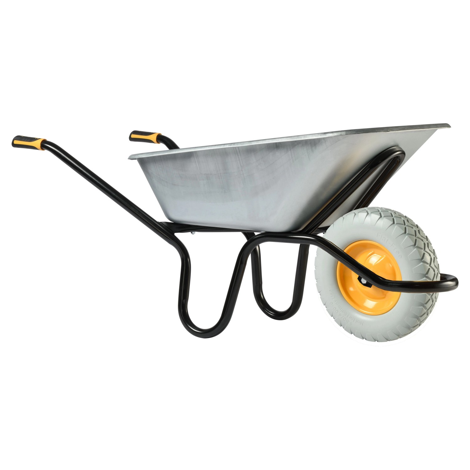 Thumbnail - Haemmerlin Einrad-Schubkarre 120 l Muldenvolumen 250 kg Traglast Verzinkt