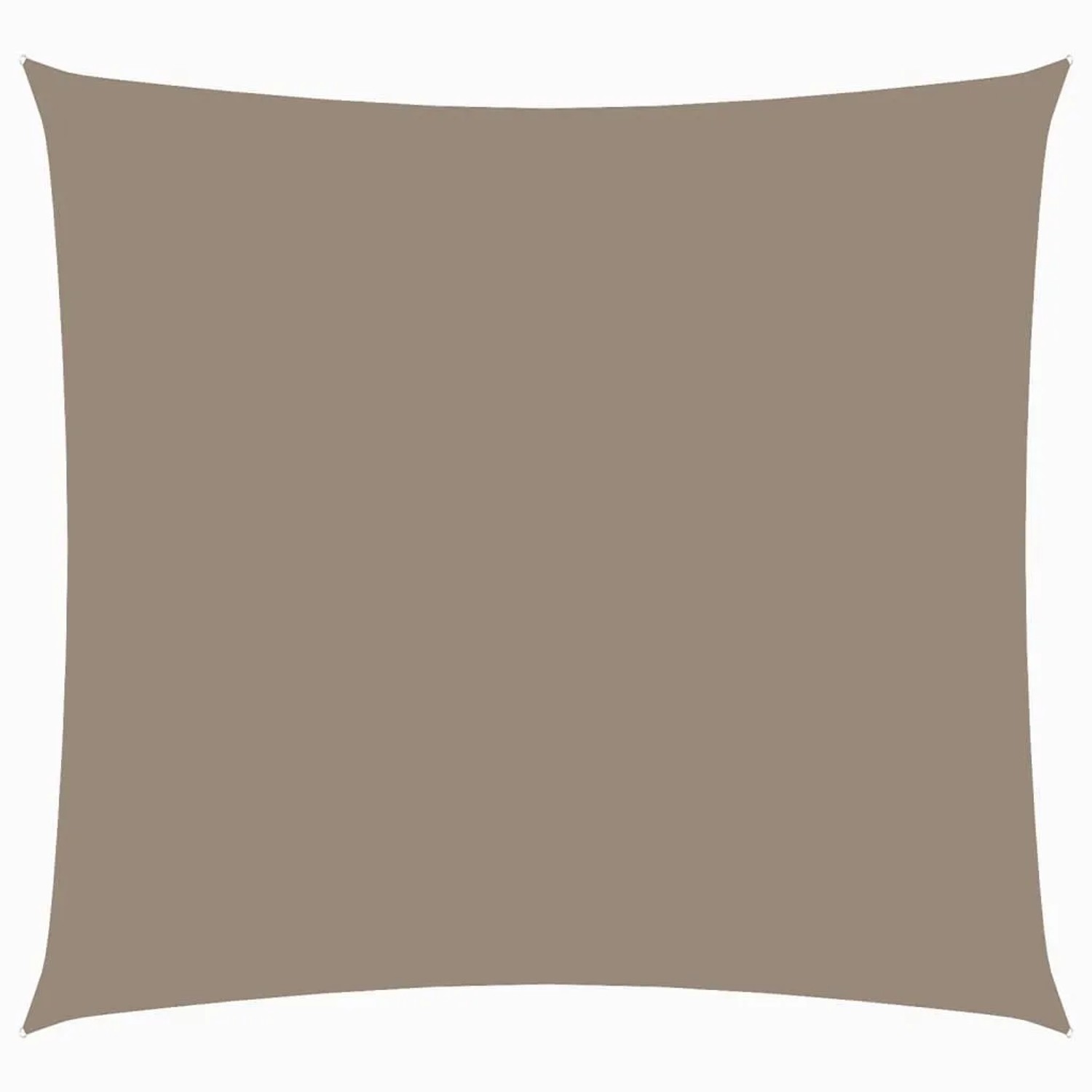 vidaXL Sonnensegel Oxford-Gewebe Quadratisch 4,5x4,5 m Taupe 135415