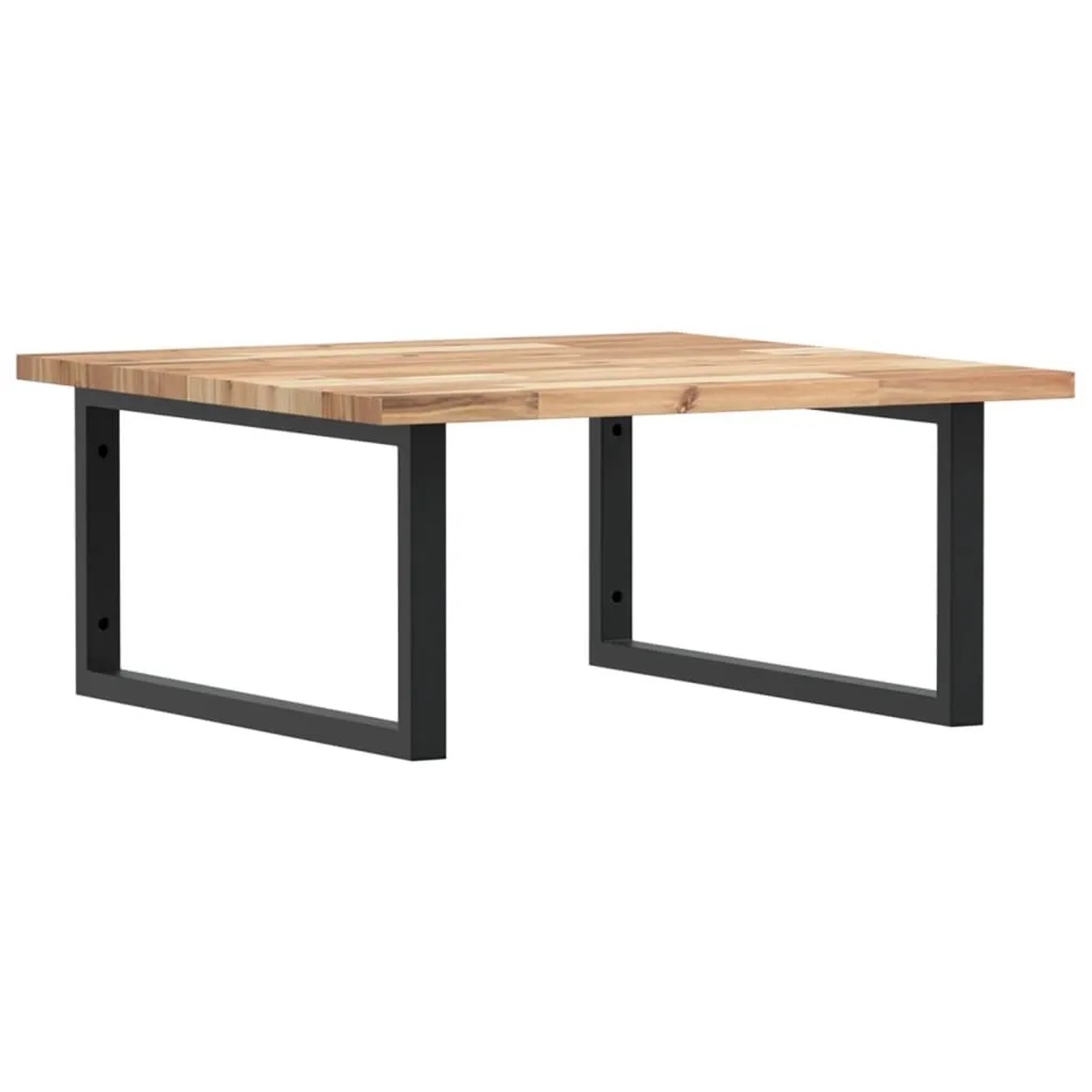 vidaXL Waschbeckenregal Wandmontage Stahl und Akazienholz 3302873