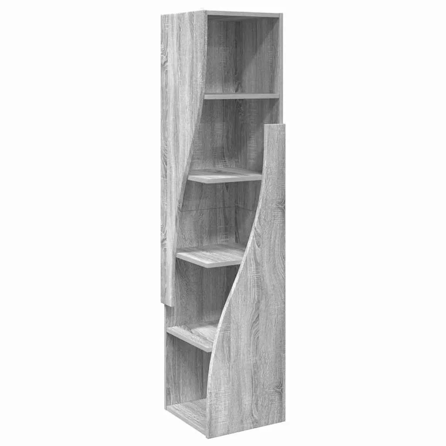 vidaXL Eckschrank Graues Sonoma 32x32x140cm Holzwerkstoff 889881 günstig online kaufen