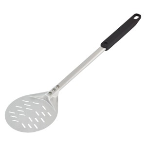 Enders Pizzawender in Silber und Schwarz, Grillutensil zum einfachen Drehen von Pizza.
