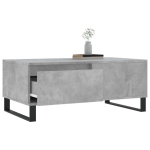 vidaXL Couchtisch Betongrau 90x50x36,5 cm Holzwerkstoff 830816