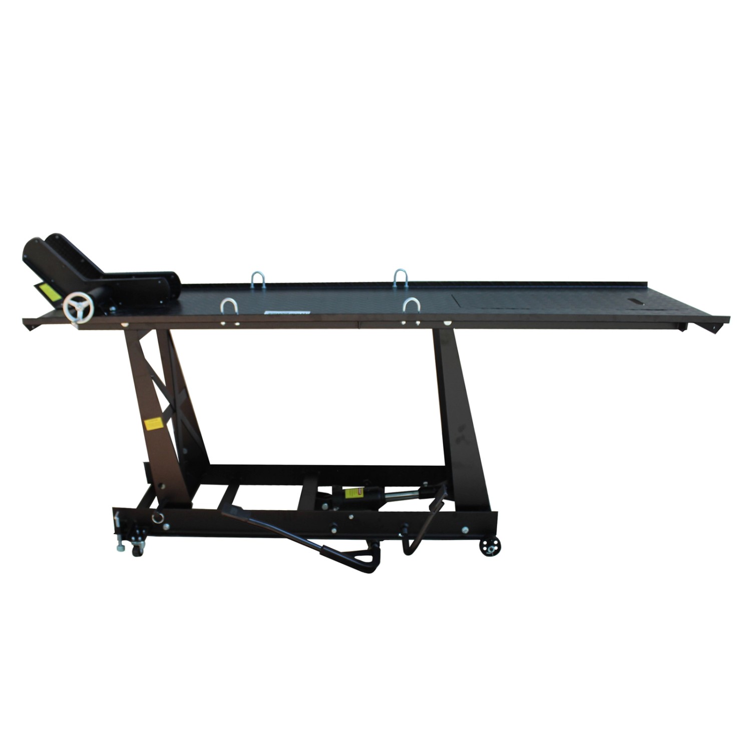 TRUTZHOLM Motorradhebebühne Hydraulisch 450 kg Extra Breit 67,5 cm Schwarz