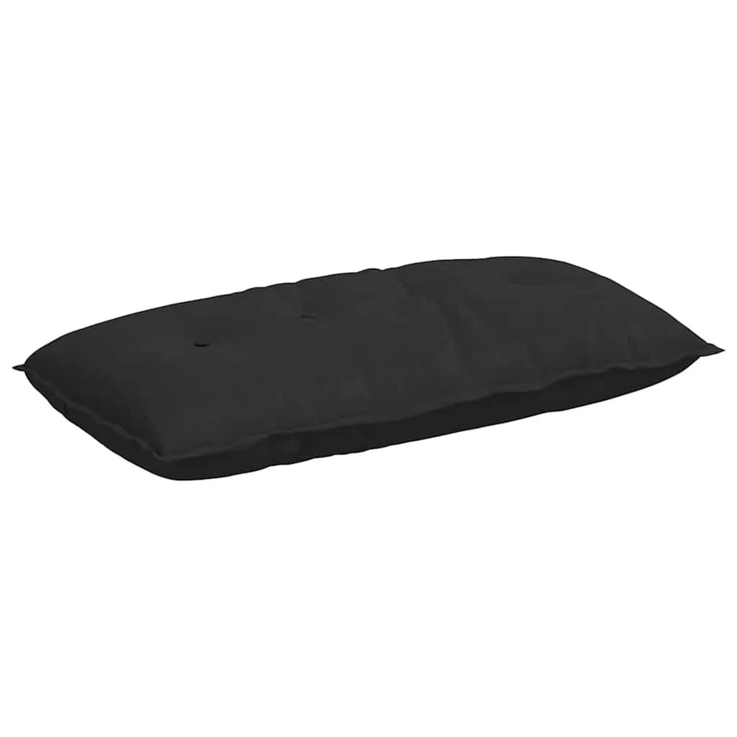 vidaXL Rückenkissen Schwarz 100 x 50 cm Mikrofaserstoff 42014776