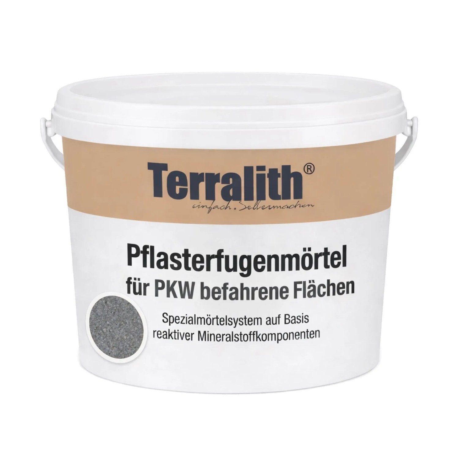 Terralith 2k Pflasterfugenmörtel Lkw 26,5 kg Steingrau