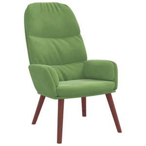 vidaXL Relaxsessel Hellgrün Samt 4102613