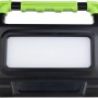 REV Ritter Akku-LED-Arbeitsleuchte 20W mit Ständer, anthrazit-grün. Kompakte Baulampe mit Akku.