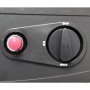 Detailaufnahme: TroniTechnik Gasheizer Bedienelemente (Zündung, Leistungsstufen)