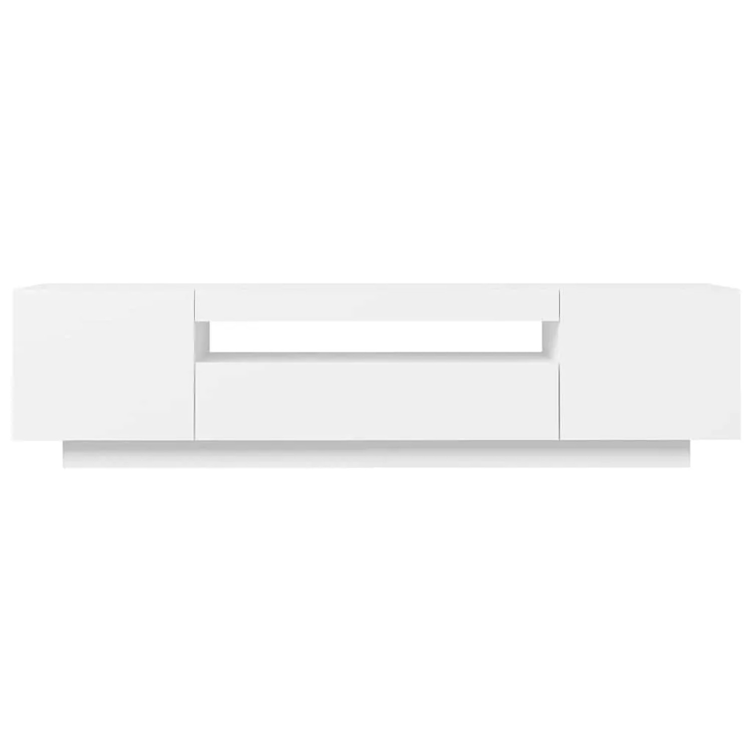 vidaXL TV-Schrank mit LED-Leuchten Weiß 160x35x40 cm 804427_8