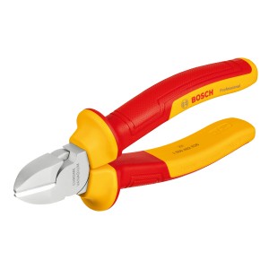 Bosch Professional VDE-Diagonalschneider, 160 mm, rot-gelb isoliert, für sicheres Arbeiten.