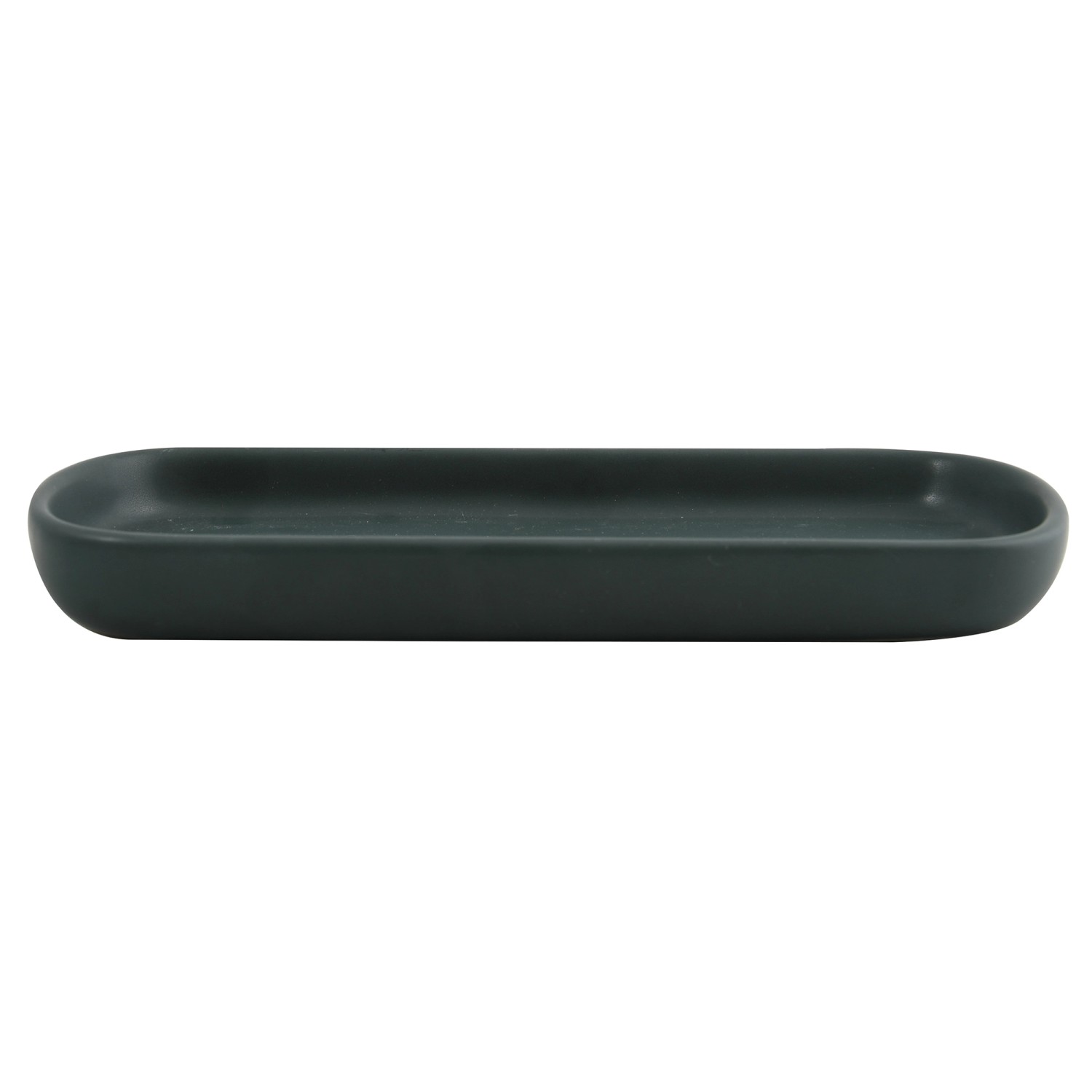 MSV Tablett Maonie Keramik 25,7 cm x 11,5 cm x 2,8 cm Dunkelgrün günstig online kaufen