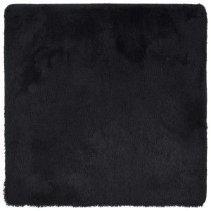 vidaXL Teppich Shaggy Hochflor NAVARRA Schwarz 240x240 cm Polyester 4102886