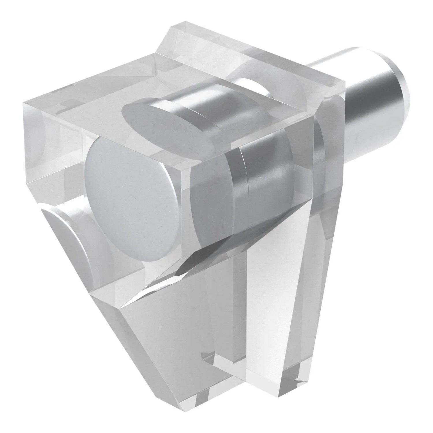 SOTECH 50 x Bodenträger Safety D5 mm Transparent Länge 10 mm