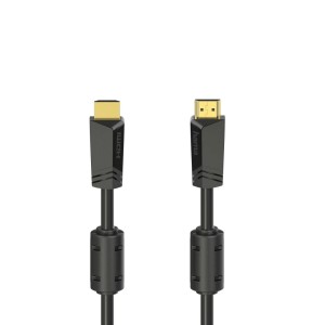 Hama High Speed HDMI-Kabel, 10m, Stecker auf Stecker, 4K, Ethernet, vergoldet.