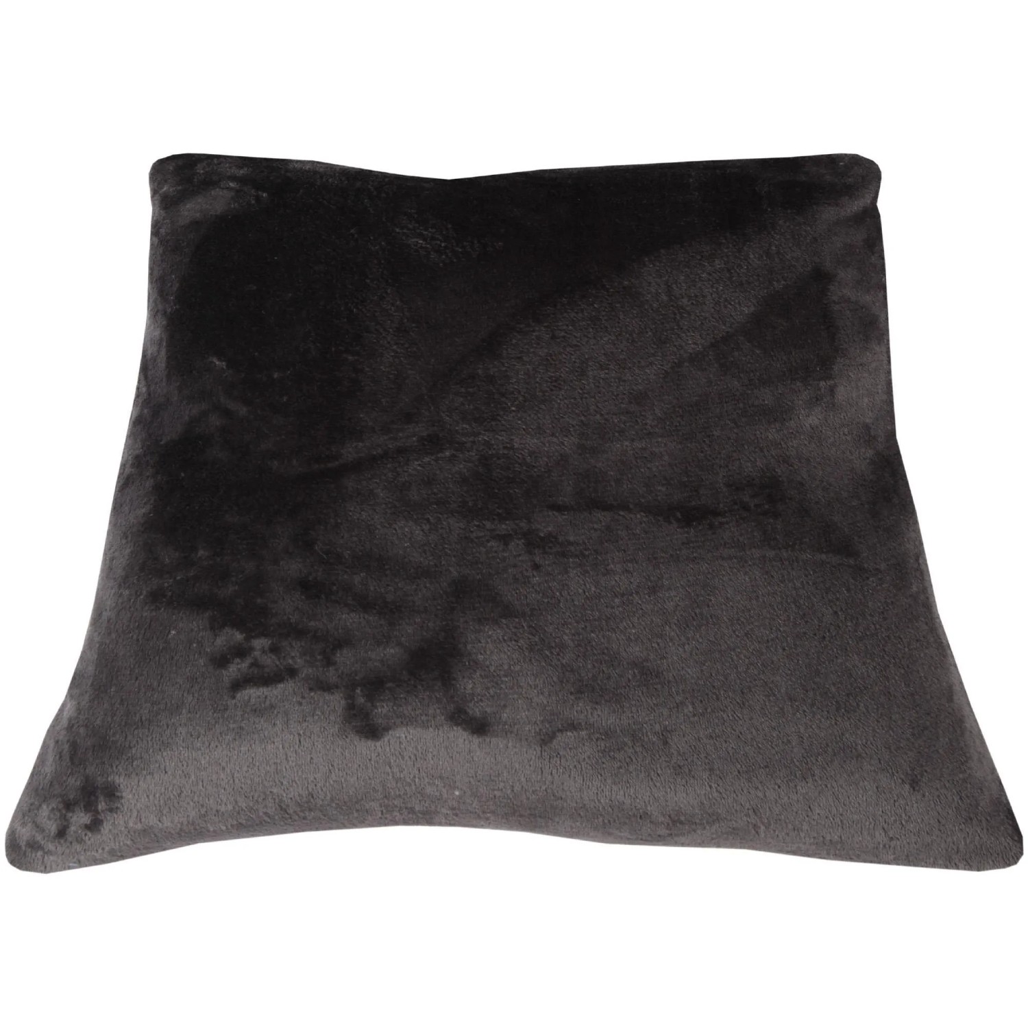 2er Pack Bestlivings Dekokissenbezug, 45x45 cm, Schwarz, Kuschelkissen für Sofa & Gartenstuhl.