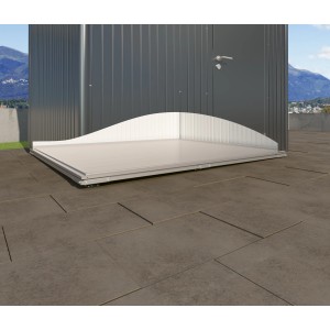 Biohort SmartBase Boden für Neo Gerätehaus: Aludielen, Rahmen, Stellfüße für festen, ebenen Untergrund.