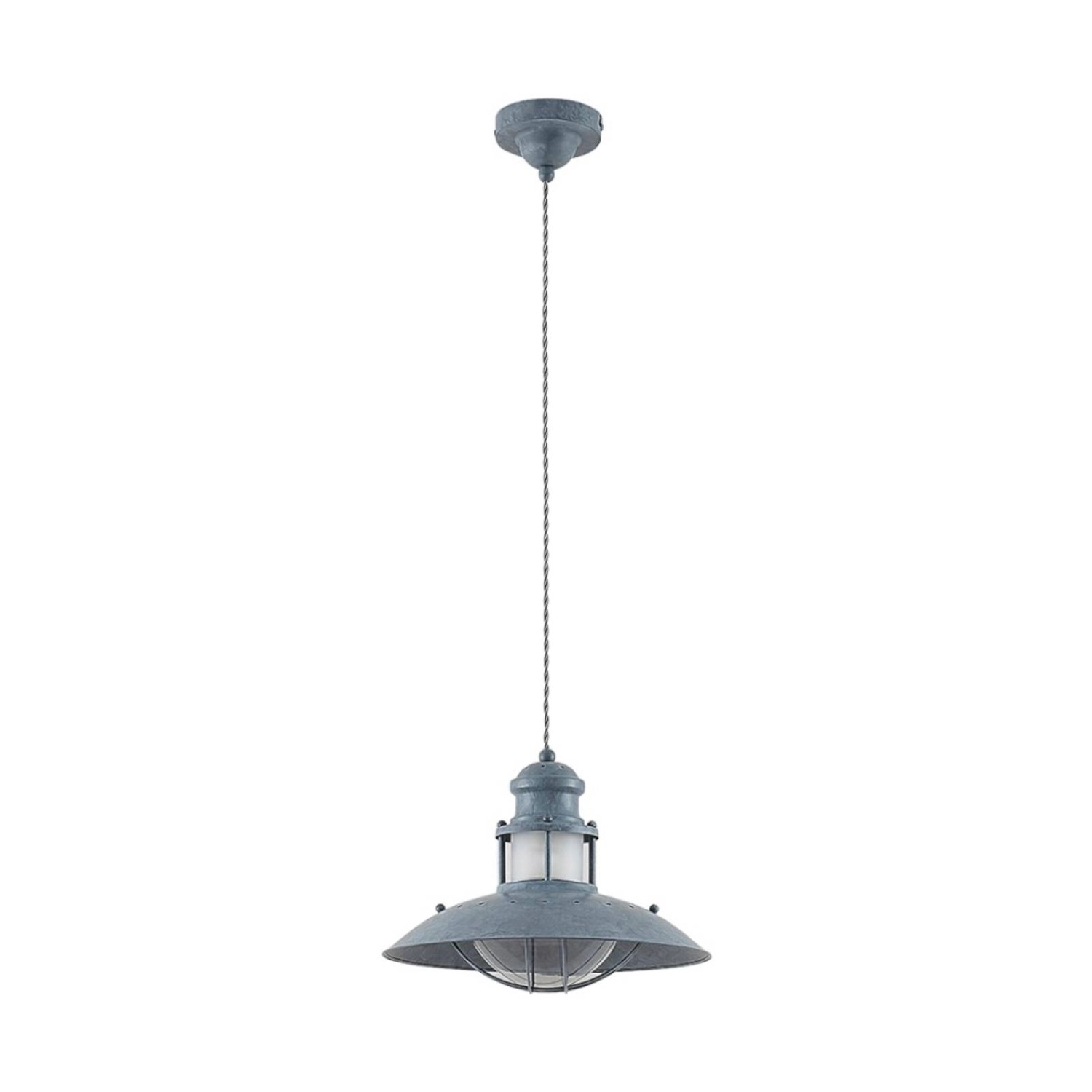 Lindby Pendelleuchte Louisanne 9621439 Vintage Industriell in Alu aus Metal günstig online kaufen