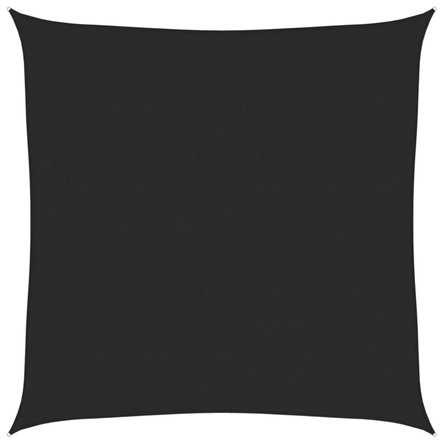 vidaXL Sonnensegel 160 g/m² Schwarz 5x5 m HDPE 311718