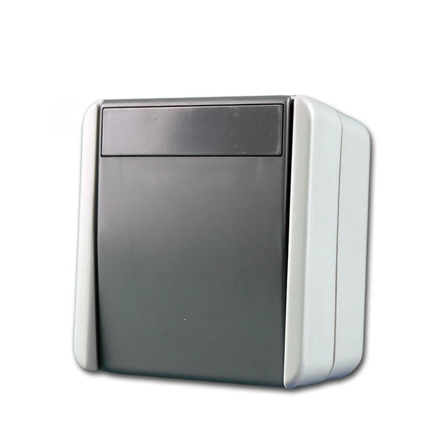 TEM Fontana Wechselschalter Grau 250V10A AP IP44 günstig online kaufen