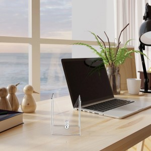 Relaxdays Newton Pendel aus Metall, silberfarben, mit 5 Kugeln als Deko-Figur.