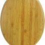 Sanfino Bambus WC-Sitz Dark Brown: Toilettendeckel aus Bambus mit Absenkautomatik und Chromscharnieren.