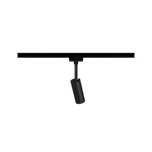 URail Spot Tubo, schwarz matt, 5W LED, 3000K, für URail Schienensysteme.