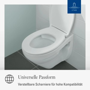 Villeroy & Boch Universal Oval Shape Universal Toilet Seat