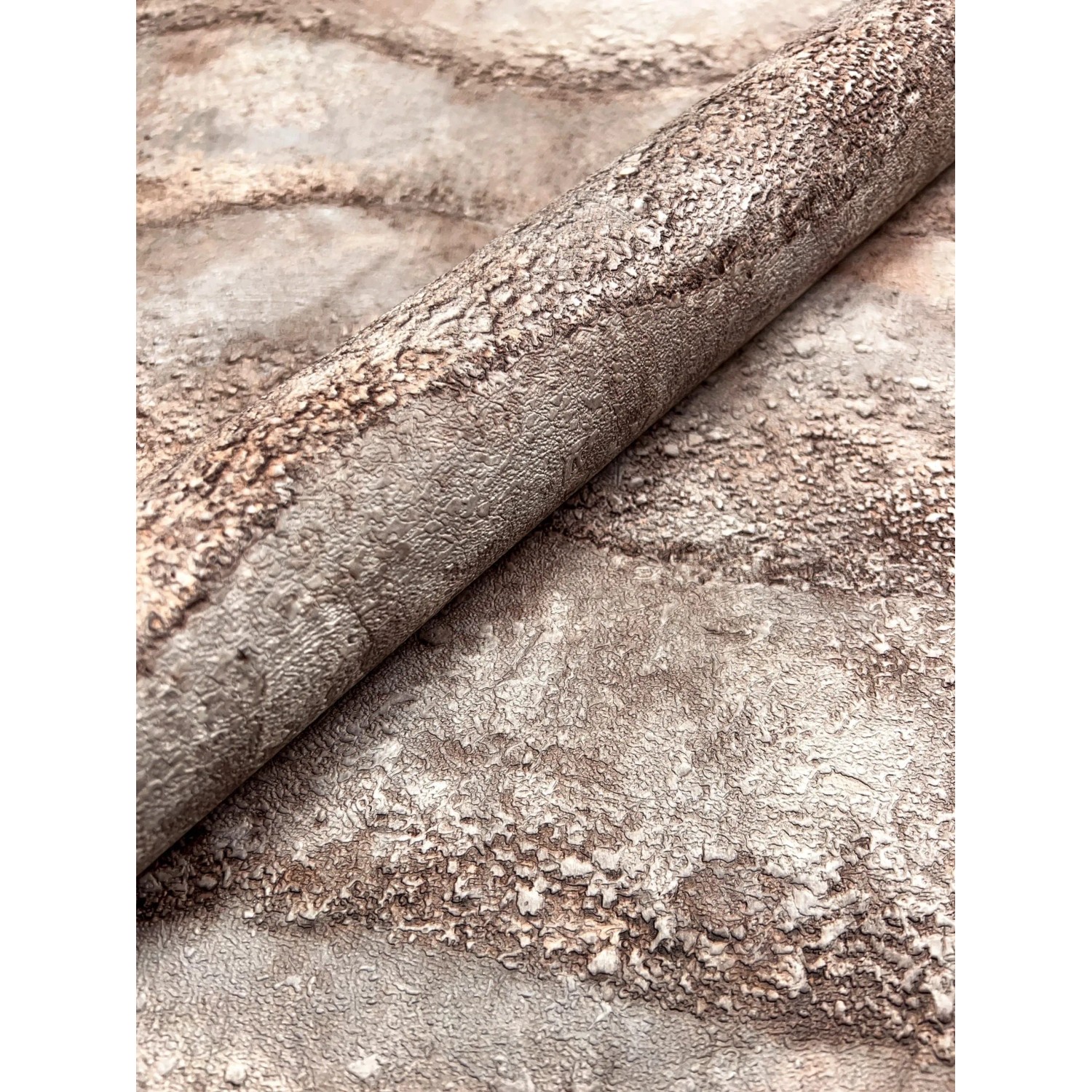 Newroom Vliestapete Lumina Kupfer Stein Modern FSC® günstig online kaufen