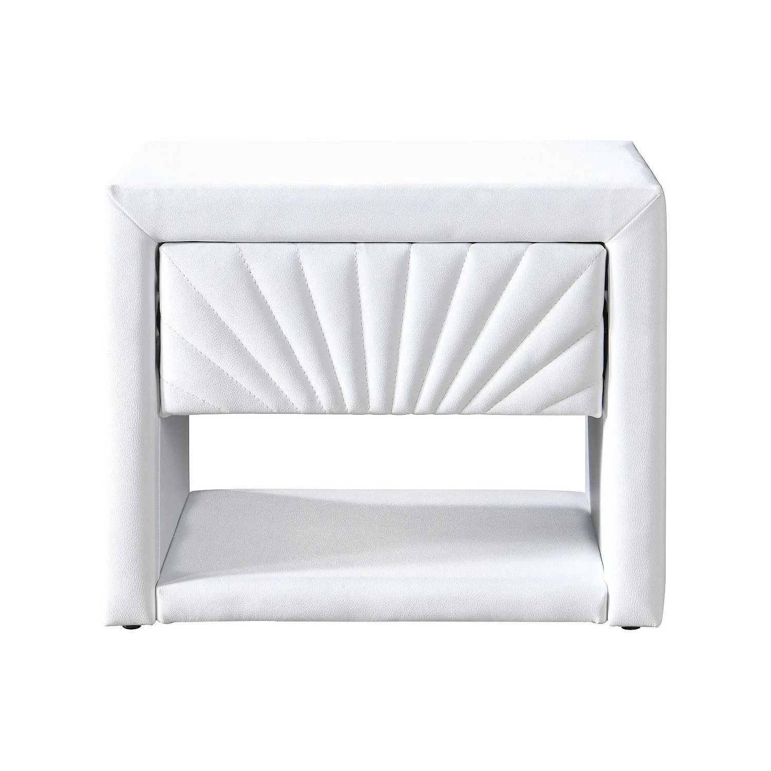 Vente-unique Nachttisch Ulami Weiß 50 cm