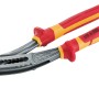 LUX Wasserpumpenzange 1000 V, 250 mm, mit rot-gelbem Griff. Ideal zum Greifen und Lösen von Schrauben.