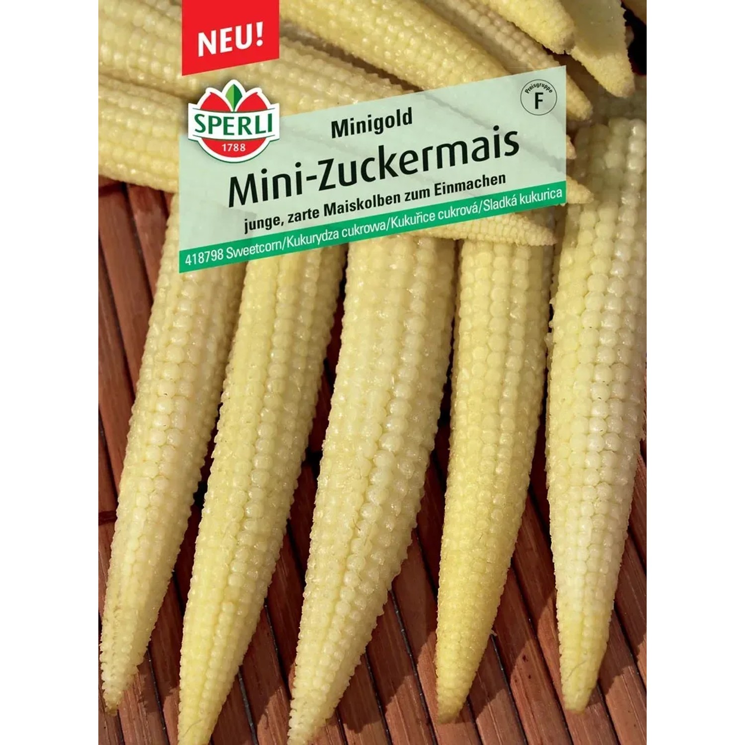 Samen Gemse 80 BIO Zuckermais Samen  Gelbe Mini-Mais Saatgut Fr Balkon,  Kche & Garten, Keimrate 95% Snackgurken Samen