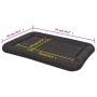 Schwarzes vidaXL Hundebett in XXL (97x62cm) aus wasserabweisendem Oxford-Gewebe. Bequemes Hundekörbchen.