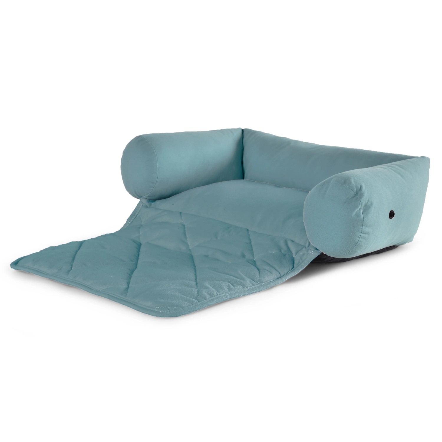 Grünes Heim Zwei-Wege-Tierbett Forest, 92x69x16 cm, für Hunde und Katzen.