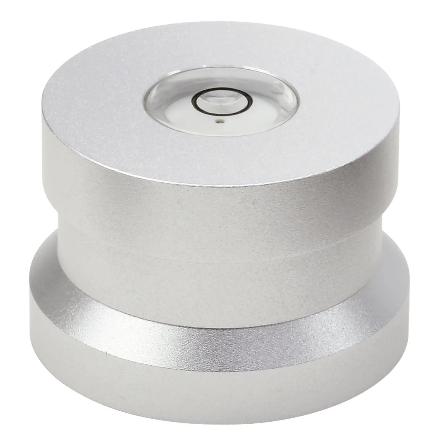 Dynavox Schallplatten Single Mittelstück mit Libelle ASP3 Silber