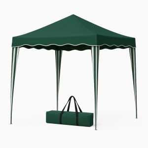 Bestlivings Faltpavillon 3 x 3 m Grün mit Tragetasche. Ideal für Garten, Camping und Events.