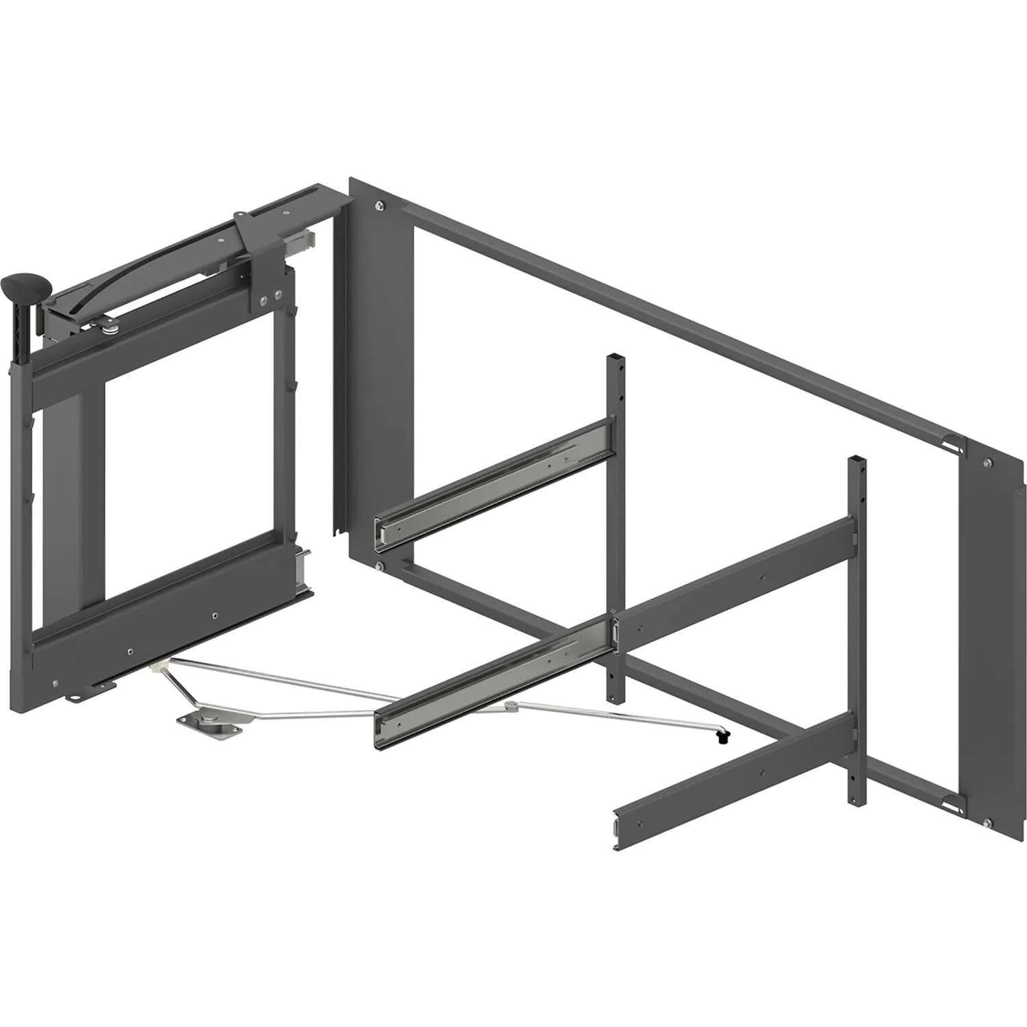 Peka Eckauszug Magic Corner Comfort Kb 900mm Links Anthrazit