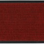 Rote Astra Fußmatte Border Star, 50x80 cm, mit schwarzem Rand. Schmutzfangmatte für den Innenbereich.