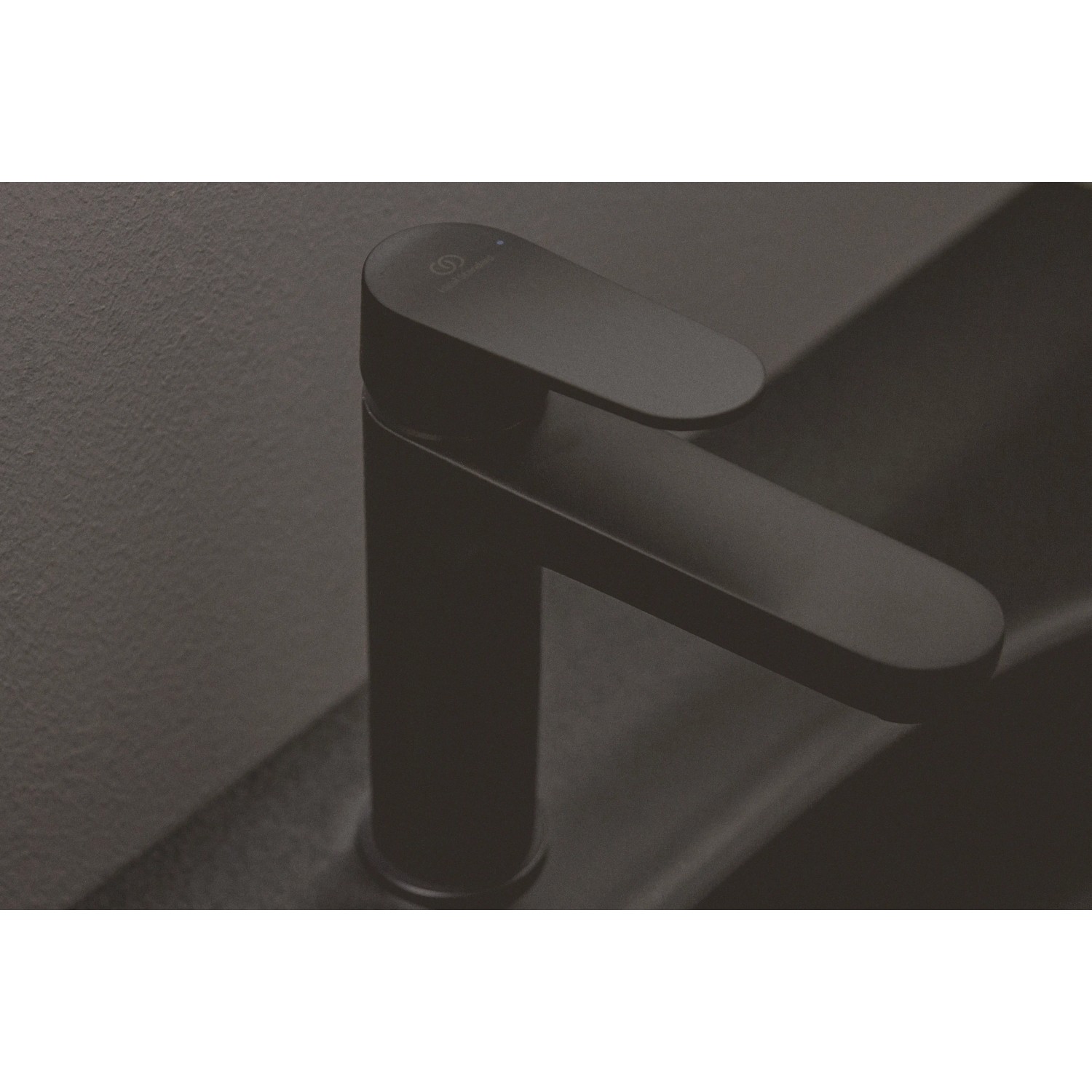 Ideal Standard Waschtischarmatur Cerafine O, H120, ohne Ablaufgarnitur, in Silk Black.