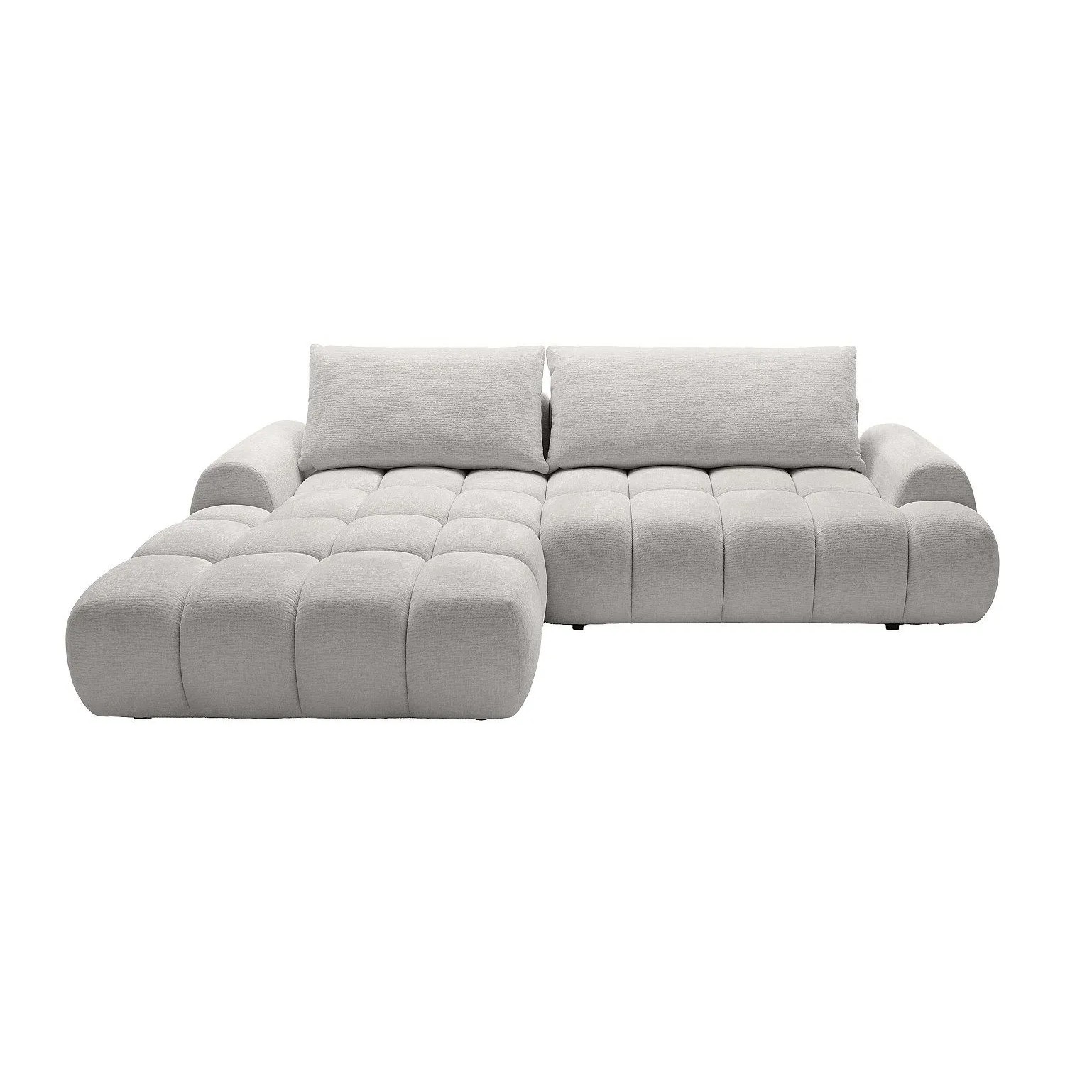 Vente-unique Schlafsofa Farneta Hellgrau 280 cm