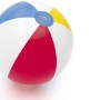 Bestway Wasserball Retro, Ø 51 cm, bunt mit blau, gelb, rot und weiß.