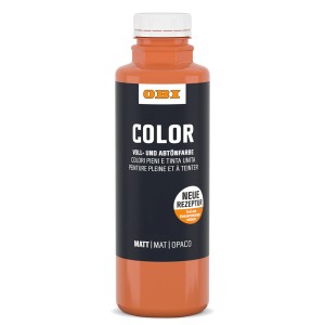 OBI Color Voll- und Abtönfarbe, 500ml, Terracotta. Zum Abtönen von Farben und Putzen, auch zum Basteln.