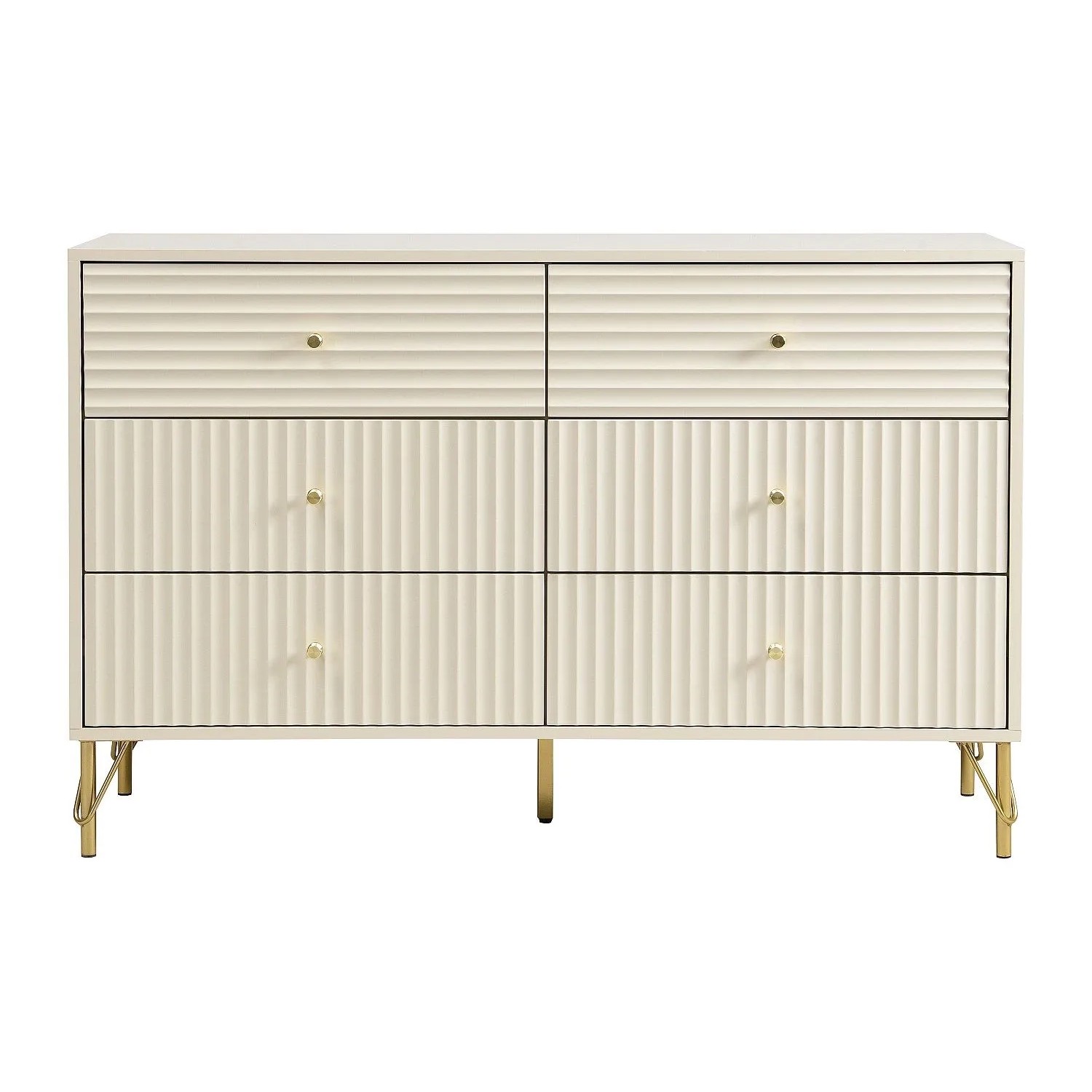 Vente-unique Kommode Loureo Beige 120 cm