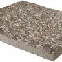 Waschbetonplatte Buntkies, 40x40 cm, für Terrasse & Gehweg.