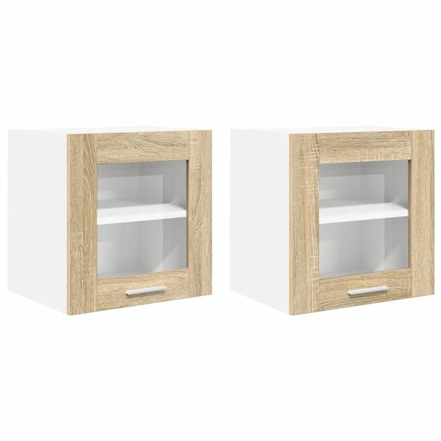 vidaXL Hängeschrank 2 Stk Sonoma-Eiche 40 x 31 x 40 cm Holzwerkstoff 884199 günstig online kaufen
